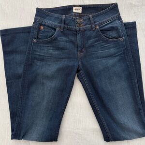 New, Hudson Dark Denim 2 Button Fly Jeans, Size 27